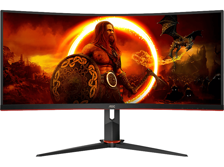 AOC Monitor 34 Zoll CU34G2XP/BK 3440x1440
