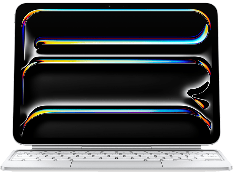 Apple - Kabellose Tastatur, Magic Keyboard for iPad Pro 11‑inch (M4), Weiss