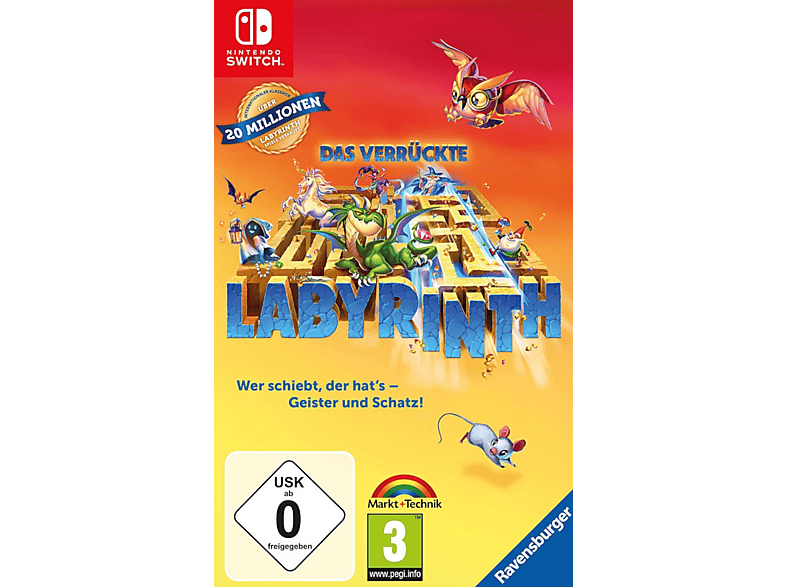 Nintendo Switch Das verrückte Labyrinth 3+ Jahre