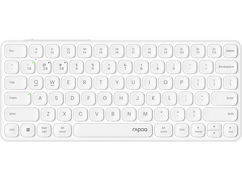 RAPOO E9610M ultraslim Keyboard 12641 Wireless, White