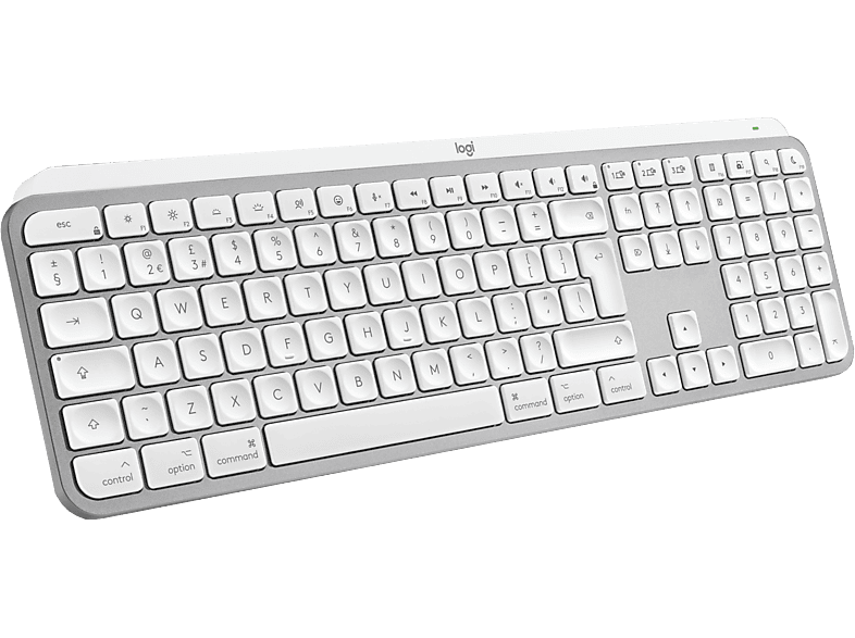 Logitech MX Keys S for Mac - PALE GREY - CH Kabellose Tastatur 920-011628 – Tastatur/Keyboard – space grau