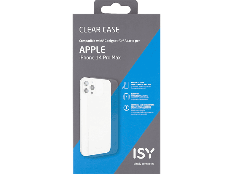ISY Clear Case, Backcover, Apple, iPhone 14 Pro Max, Transparent