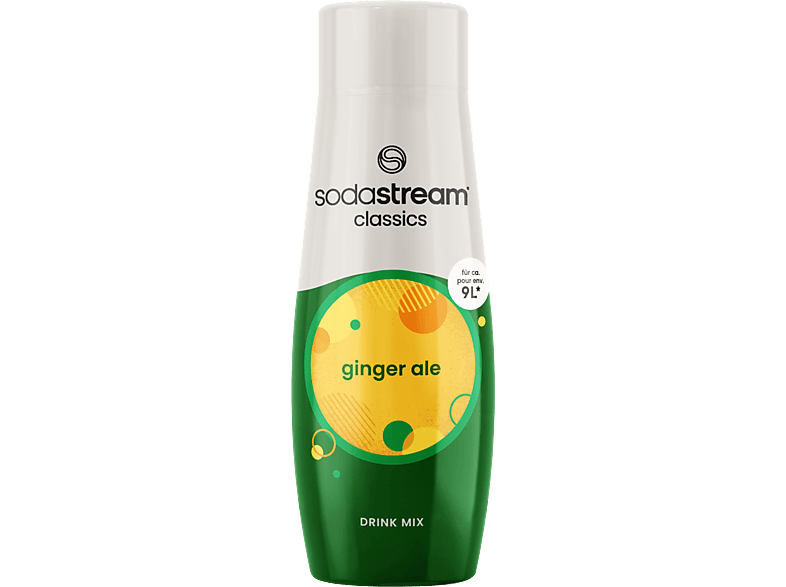 Sodastream Soda Mix Ginger Ale 440 ml Sirup – Wassersprudler Sirup – grün