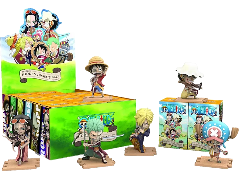 MIGHTY JAXX Freeny's Hidden Dissectibles: One Piece (S2) Sammelfigur-Blindbox