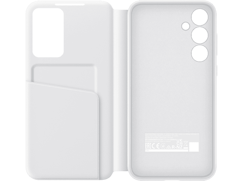 SAMSUNG Smart View Wallet Case, Bookcover, Samsung, Galaxy A35 5G, Weiss