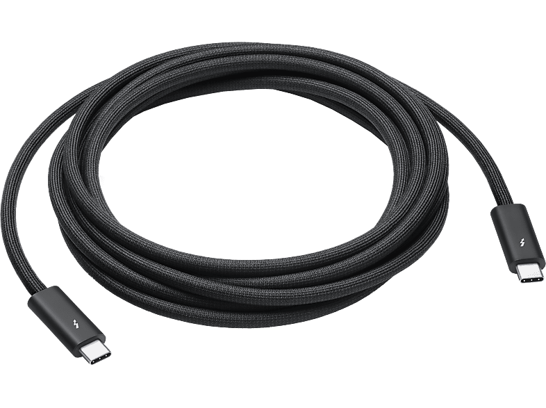 Apple Thunderbolt?-Kabel Thunderbolt? 4 Thunderbolt? (USB-C®) Stecker, Thunderbolt? (USB-C®) Stecker 3 m Schwarz
