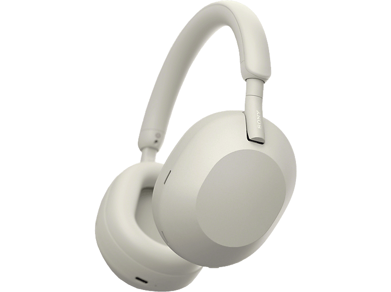 Sony WH-1000XM5 Silver - Over-Ear, Bluetooth, Noise Cancelling Headset – Over Ear Kopfhörer/On Ear Kopfhörer – silber