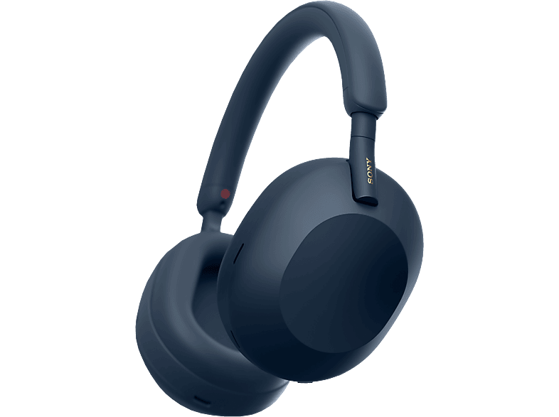 Sony WH-1000XM5 Over Ear Headset Bluetooth® Stereo Blau High-Resolution Audio, Mikrofon-Rauschunterdrückung, Noise