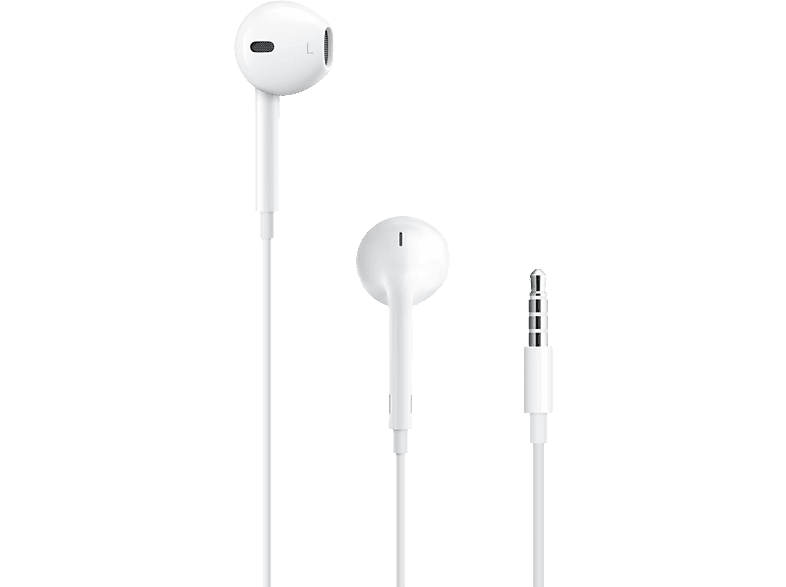 APPLE EarPods (3.5 mm Kopfhörerstecker), In-ear Kopfhörer Weiss
