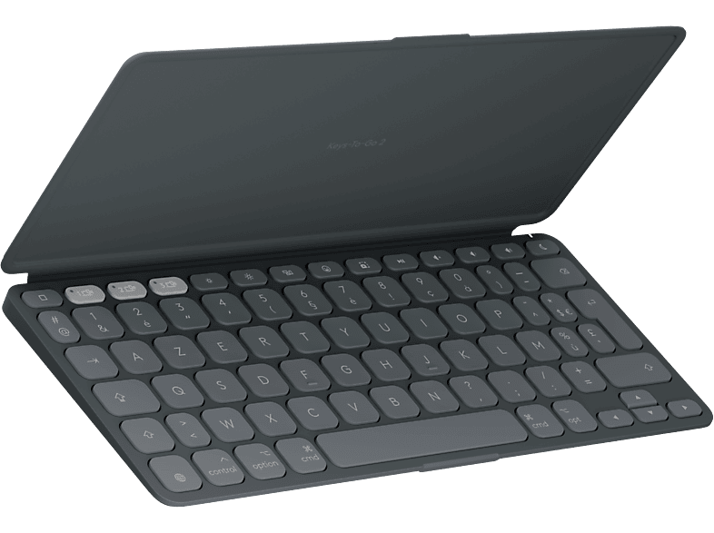 LOGITECH Keys-To-Go 2 für iPad, Tastatur, Kabellos, Grafit
