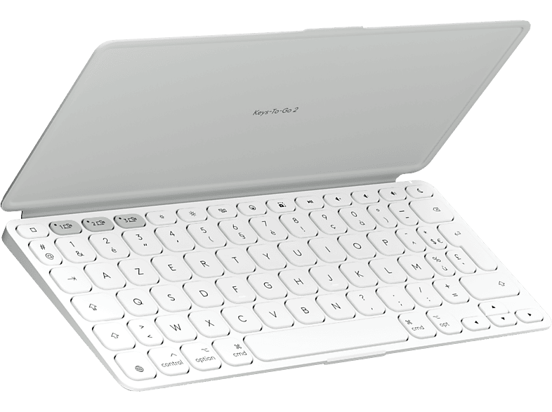 Logitech Tastatur Keys-To-Go 2 Apple Pale grey