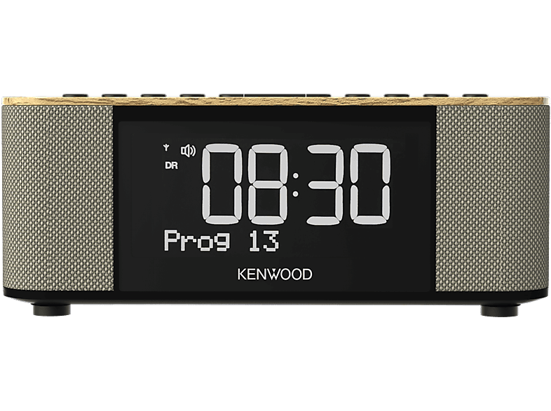 KENWOOD CR-ST40DAB-M Radiowecker mit DAB+ und Bluetooth 32 GB, DAB+, FM, Bluetooth, Holz/Schwarz