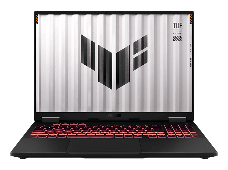 ASUS TUF Gaming A16 FA608UP-QT099W, Notebook, mit 16 Display, AMD Ryzen? 7 260 Prozessor (16 MB Cache, bis zu 5.1 GHz), 32 GB RAM, 1 TB SSD, NVIDIA GeForce RTX? 5070, Jaeger Gray, Windows 11 Home