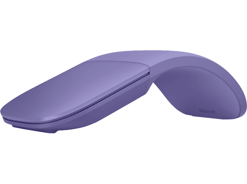 Microsoft MICROSOFT Surface Arc Mouse Violet (P) Maus Bluetooth® BlueTrack Violett 2 Tasten 1000 dpi Touch-Oberfläche