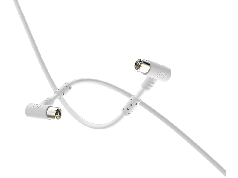 ISY ISA-9034 SAT Kabel 1.5m, Weiss