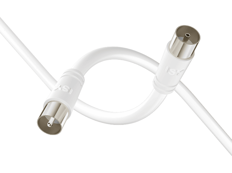 ISY ISA-9044 SAT Kabel 10m, Weiss