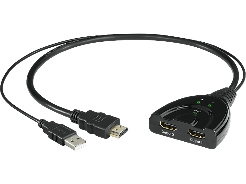 ISY IHD-9031, HDMI Splitter, 1.4 m