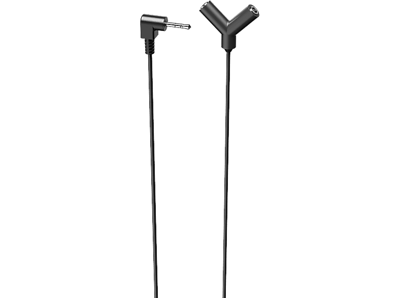 ISY IAU-1010 3.5 mm Audio Splitter, Schwarz