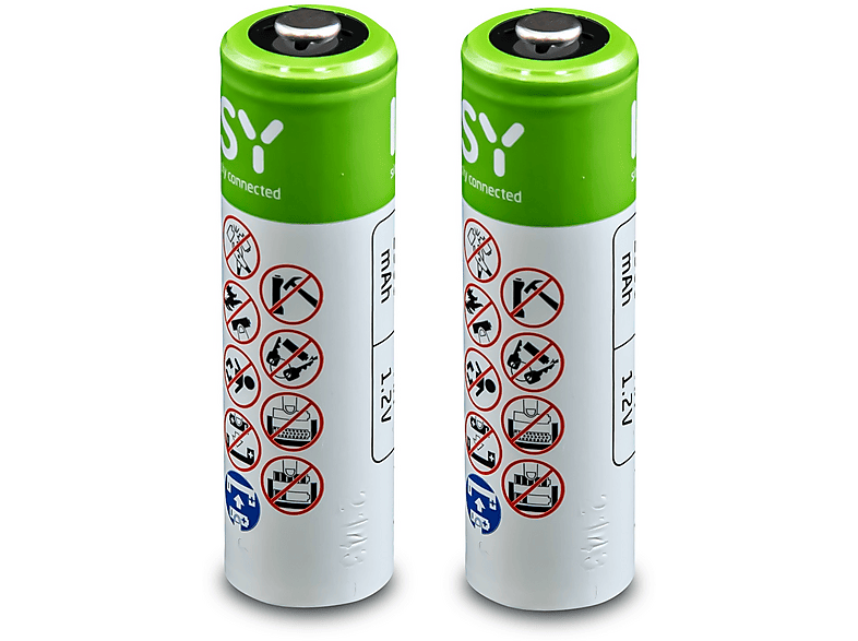 ISY IAB-1003 NIMH 800 mAh Wiederaufladbare Batterien, 1.2 V 2 Stück