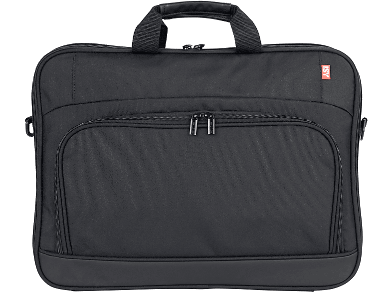 ISY INB-2002-2 Notebook Sleeve / Tasche Umhängetasche für Universal recyceltes PET, Schwarz