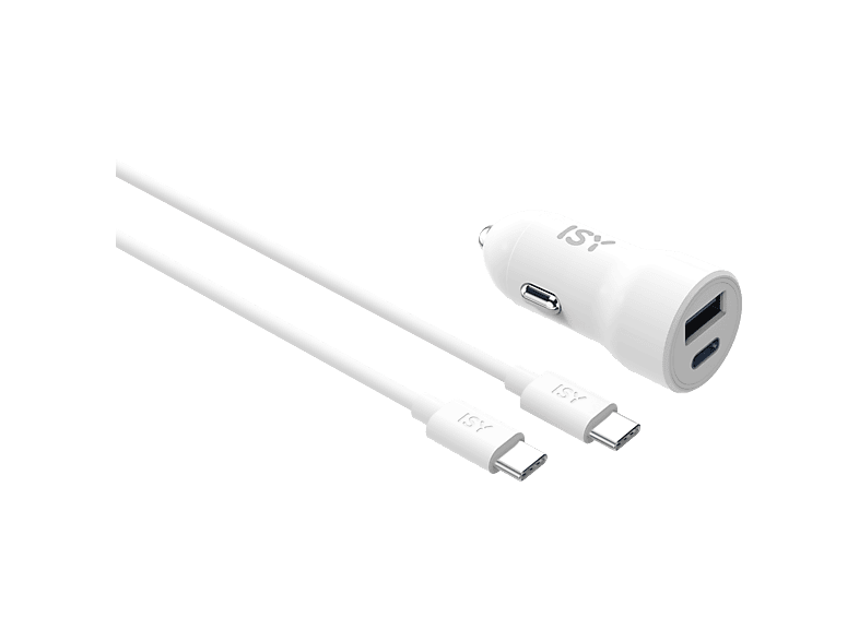 ISY ICC-9000 Autoladegerät Universal, 5 V, Weiß
