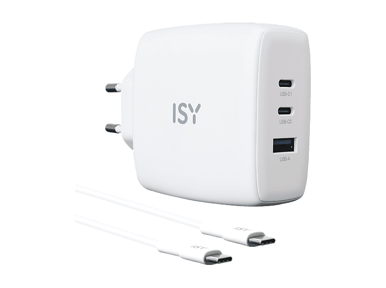 ISY IAC-5100-WT GaN Ladegerät Universal, weiß