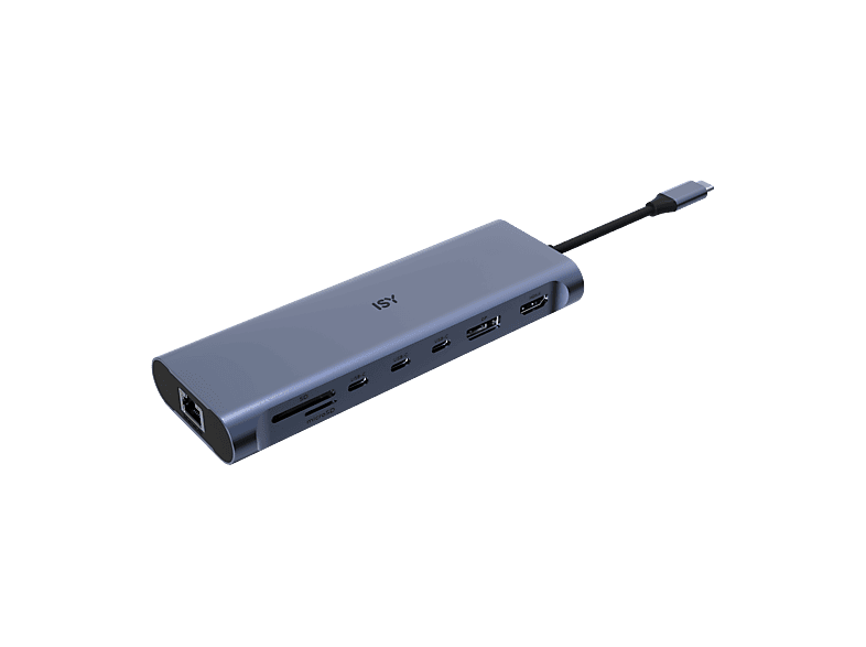 ISY IAD-1036 13 IN 1 Multiadapter Silver
