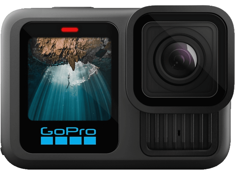 GoPro HERO13 Black Action Cam 5.3K, 4K, 2.7K, Full-HD, Bluetooth, Dual-Display, Touch-Screen, Staubgeschützt,