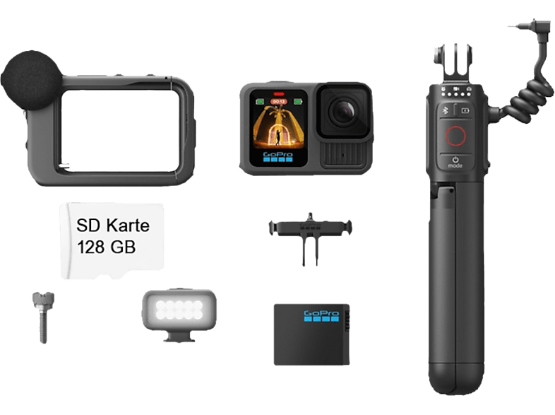 GoPro HERO13 Black Creator Edition + 128GB microSD Action Cam – Action Cam/GoPro – schwarz