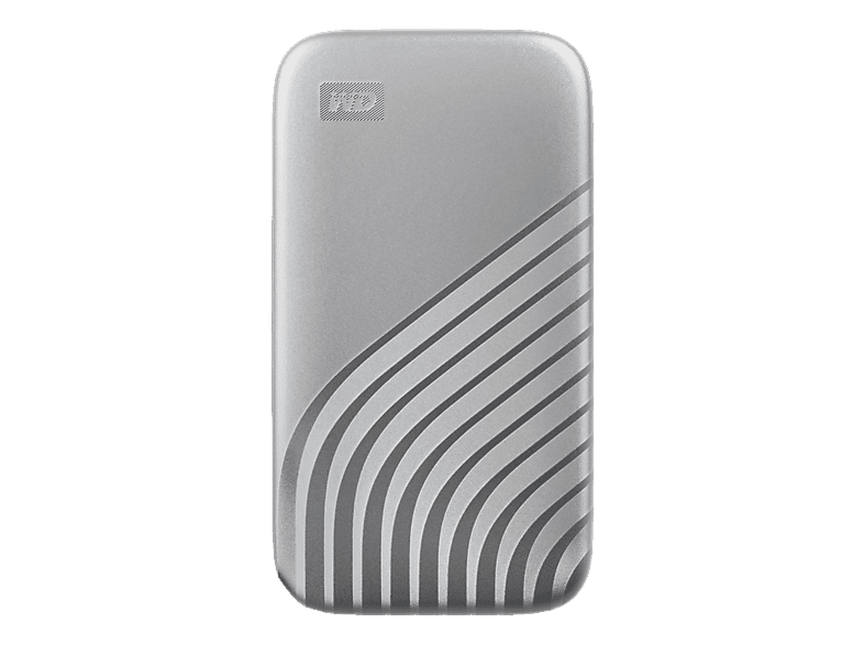 WESTERN DIGITAL My Passport (2020) Festplatte, 1 TB SSD, extern, Silber