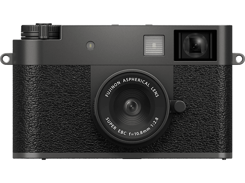 FUJIFILM X half Kompaktkamera Charcoal Silber, Kein opt. Zoom, LCD-Touch-Monitor, WLAN