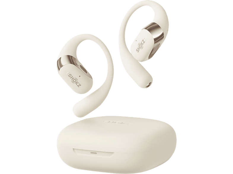 SHOKZ OpenFit 2, Open-ear True Wireless Kopfhörer Bluetooth Beige