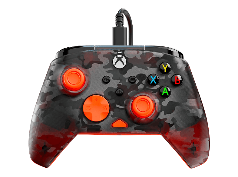 TURTLE BEACH Rematch? Core Wired Controller Ghost-Schwarz/Camouflage/Orange für Xbox Series X, S, One, PC
