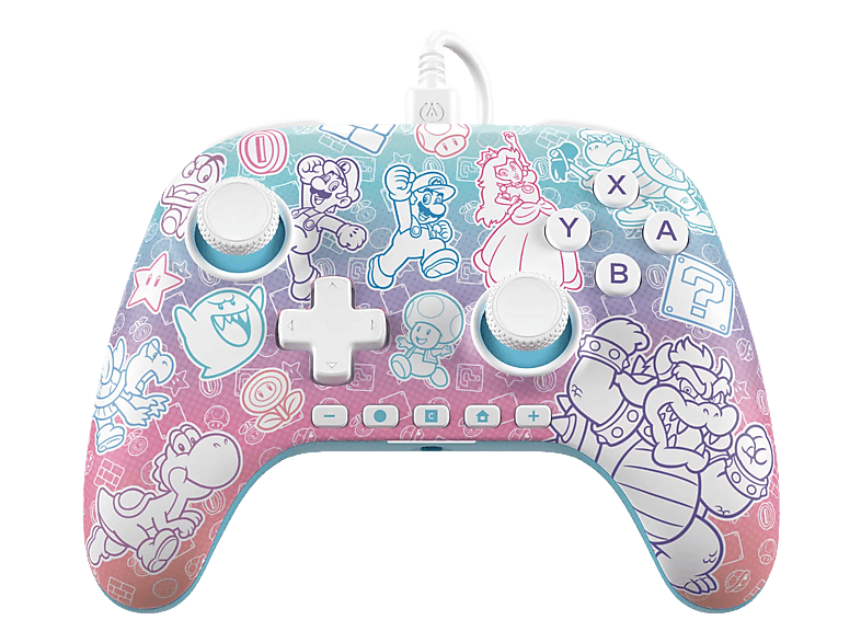 POWER A Advantage Wired Controller NSGP0526-01 NSW2, Mushroom Kingdom