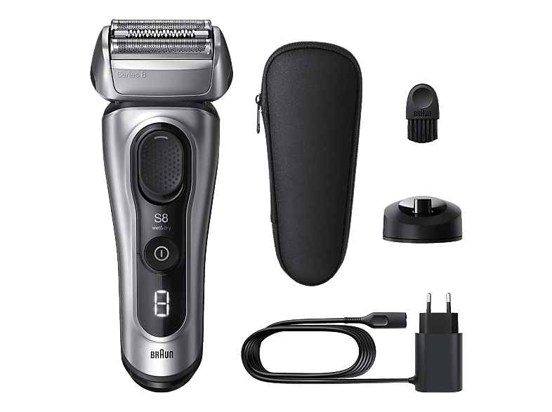 Braun Series 8 8617s Elektrorasierer – Rasierer/Rasierapparat – silber
