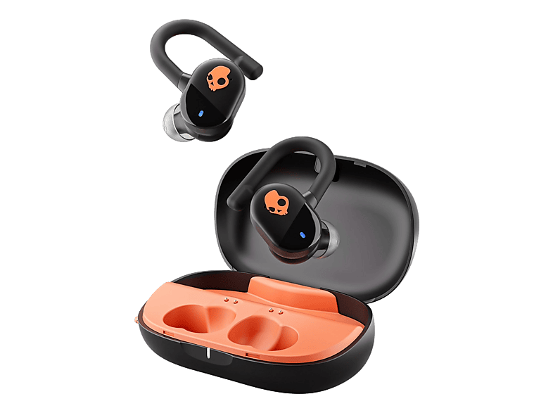 SKULLCANDY Push® Play Active, In-ear True Wireless Kopfhörer Bluetooth Schwarz/Orange