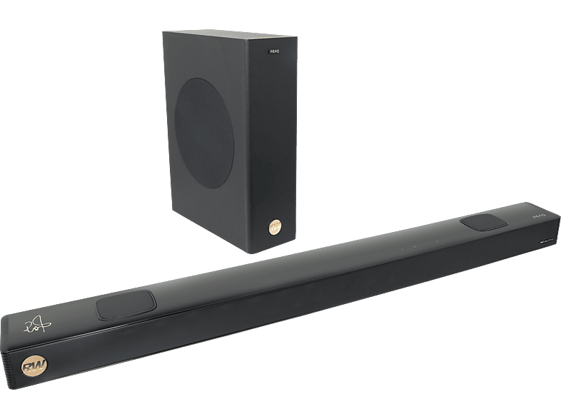 PEAQ ICONIC Harmony 1 PEB 512-RW, 5.1.2 ch Soundbar, Schwarz