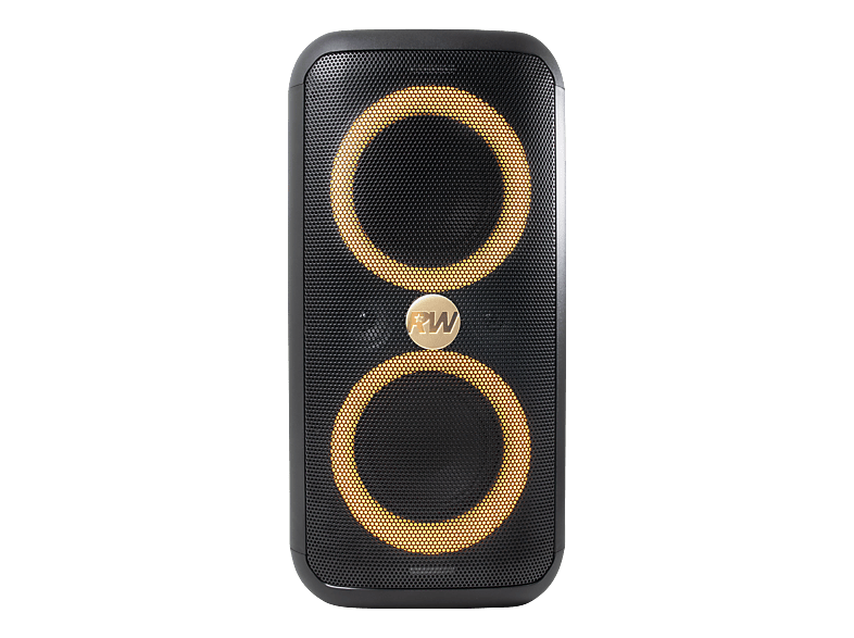 PEAQ ICONIC Party 1 Speaker (2x 40 W Lautsprecher, Schwarz/Gold