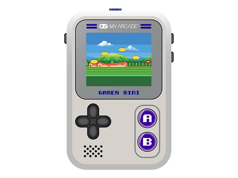 Sombo - Retro Gamer Mini Classic 160 Games, One Size, Grau