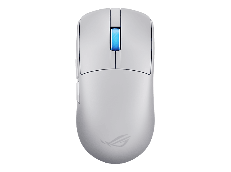 ASUS Harpe II Ace Gaming Maus, Kabellos, 42000 DPI, Optisch mit Laserdioden, Weiss