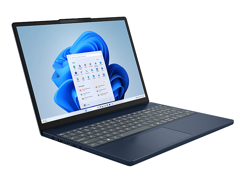 LENOVO-IDEA IdeaPad Slim 3 15AHP10, Notebook, mit 15.3 Display, AMD Ryzen? 7 8840HS Prozessor (16 MB Cache, bis zu 5.1 GHz), 16 GB RAM, 1 TB SSD, Radeon? 780M, Cosmic Blue, Windows 11 Home
