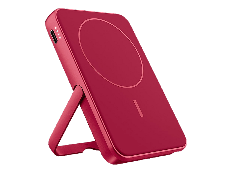 Fresh 'n Rebel Magnet Wireless Powerbank Berry Red