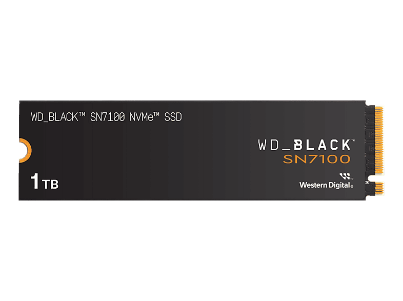 SANDISK WD_BLACK SN7100 Festplatte, 1 TB SSD M.2 via NVMe, intern