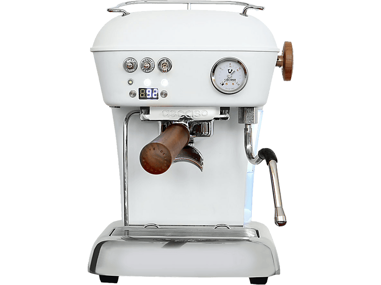 Ascaso DREAM FF PID weiss Pads-Espressomaschine – Siebträgermaschine/Espressomaschine