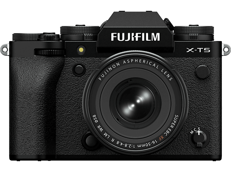 FUJIFILM X-T5 Body + FUJINON XF16-50mmF2.8-4.8 R LM WR Systemkamera mit Objektiv 16 - 50 mm, 7.6 cm Display Touchscreen