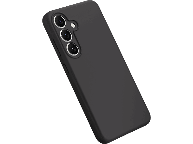 ISY ISC 2356 Silicone Case, Backcover, Samsung, Galaxy S25, Schwarz