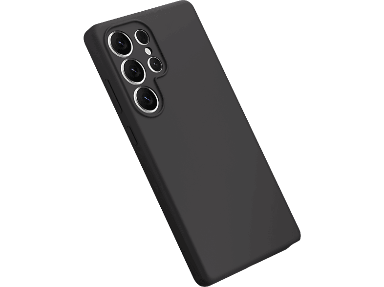 ISY ISC 2358 Silicone Case, Backcover, Samsung, Galaxy S25 Ultra, Schwarz