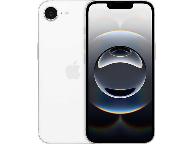 Apple iPhone 16e - 256 GB, White, 6.1'', 48 MP, 5G
