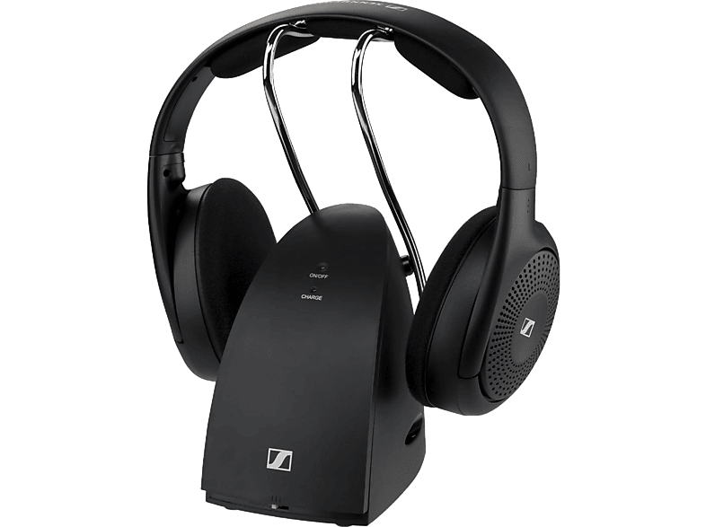 Sennheiser RS 120-W On Ear Kopfhörer Funk Stereo Schwarz Lautstärkeregelung HiFi