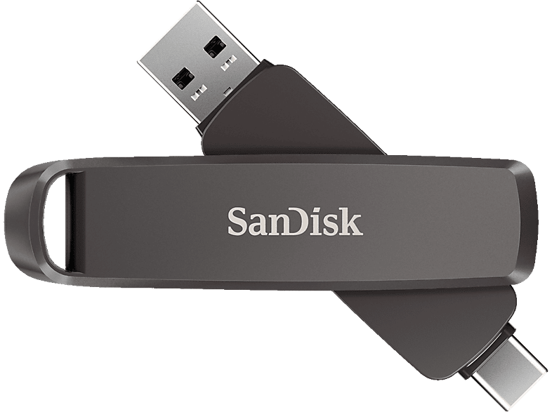 SANDISK Extreme PRO Dual Drive Flash-Laufwerk, 1 TB, 1000 MB/s, Schwarz